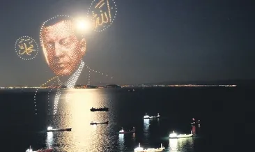 Yenikapı’da muhteşem dron gösterisi