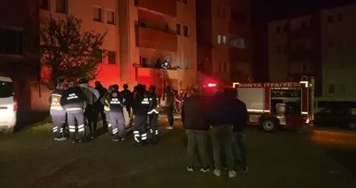 Evin mutfağında çökme yaşandı, bina tahliye edildi #konya