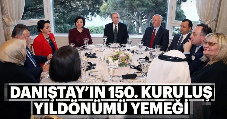 Cumhurbaşkanı Erdoğan, Danıştay'ın yemeğine katıldı