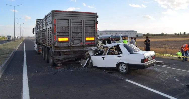 Aksaray’da trafik kazası: 2 ölü