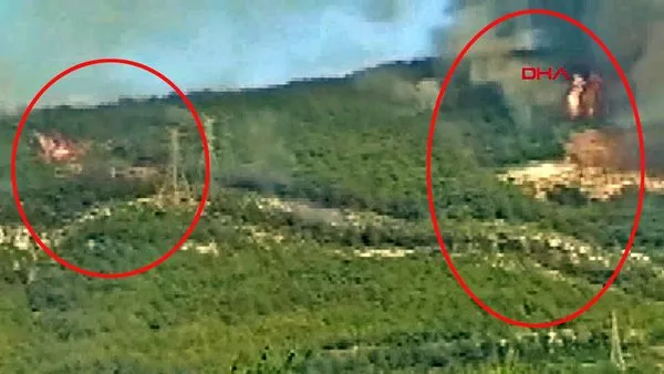 Son dakika! Hatay İskenderun'daki orman yangınlarında kundaklama anı görüntüleri iddiası | Video