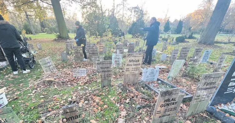Yine mezarlığa saldırdılar