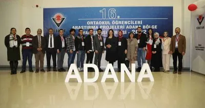 16. TÜBİTAK Ortaokul Öğrencileri Araştırma Projeleri Adana Bölge Sergisi açıldı #adana