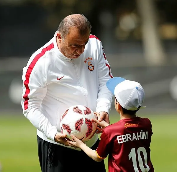Suriyeli sığınmacı çocuklar, Galatasaray antrenmanında