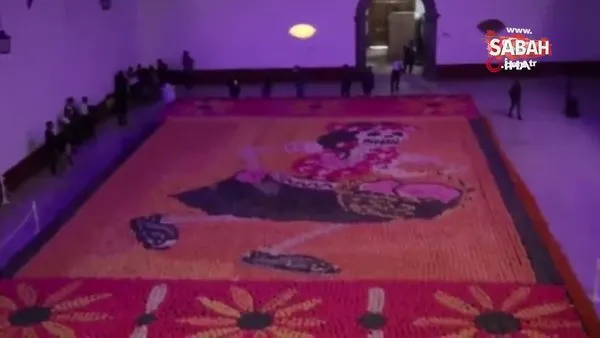 Meksika’da renkli ekmekten yapılan mozaik resim Guinness Rekorlar Kitabı’na girdi | Video