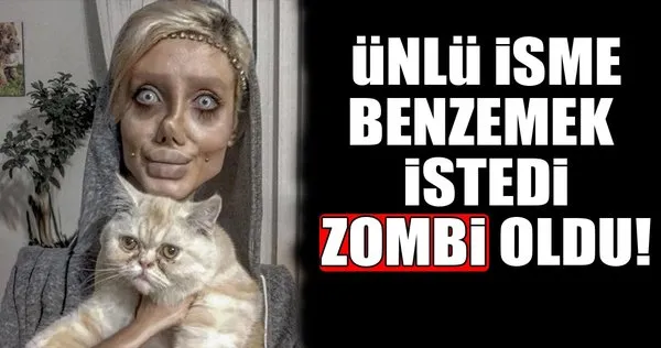 Angelina Jolie olmak istedi son hali korkunç!