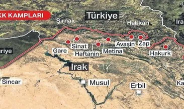 SON DAKİKA | Gözler bu yerlere çevrildi! PKK’nın Kuzey Irak’ta 11 büyük kampı var: Kandil, Sincar, Mahmur...