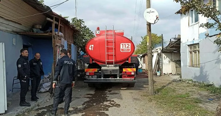 Düzce’de tek katlı ev ve samanlık yandı