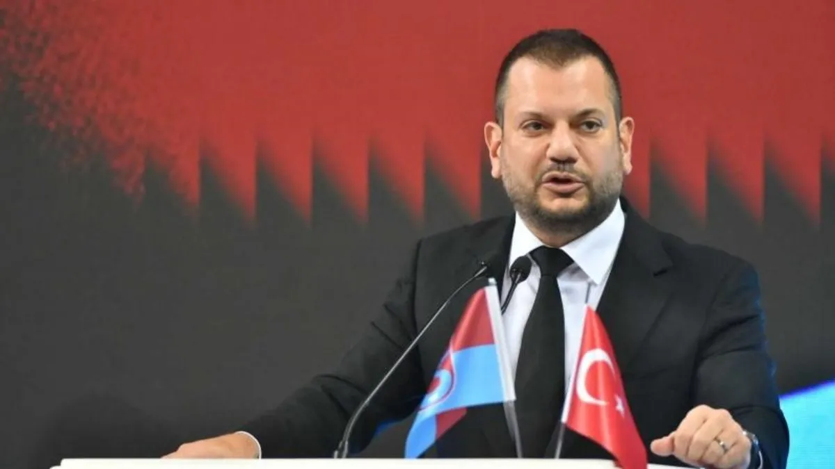 Trabzonspor Başkanı Ertuğrul Doğan’dan flaş transfer ve mali durum açıklaması!
