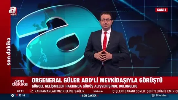 Son Dakika Haberi: Genelkurmay Başkanı Güler ABD'li mevkidaşıyla görüştü | Video
