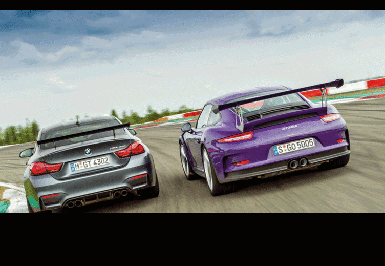 O ikilinin karşılaştırması BMW M4 GTS, PORSCHE GT3 RS