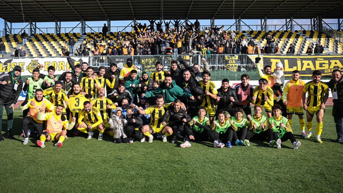 2. Lig'de Aliağa FK hedefine ulaşamadı!