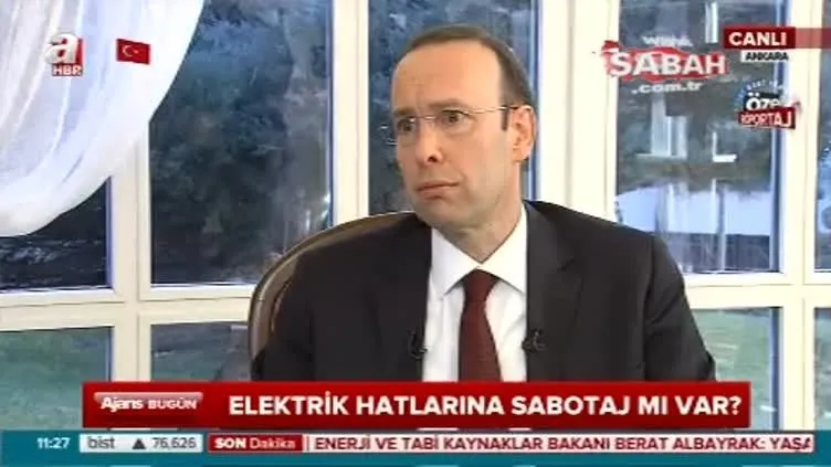 Yer altı kablolarının kesilmesi