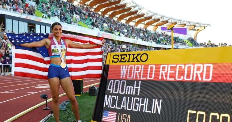 ABD’li sporcu Sydney McLaughlin, 400 metre engellide dünya rekoru kırdı