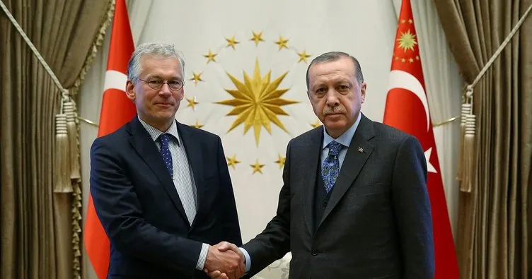 Cumhurbaşkanı Erdoğan Philips CEO’sunu kabul etti