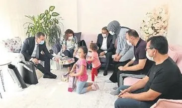 Vali Hasan Şıldak, İdlip gazisini evinde ziyaret etti