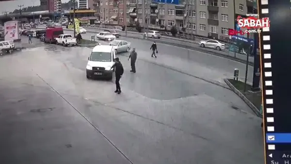 Zonguldak'ta akaryakıt istasyonunda şehir eşkıyalarının saldırı anı kamerada | Video