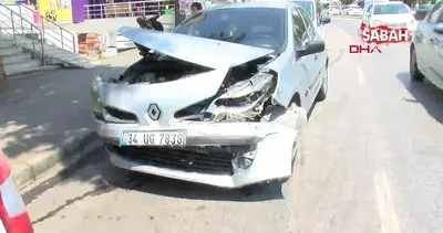 Kadıköy’de faciadan dönüldü! Kamyon 3 otomobile çarparak durabildi | Video