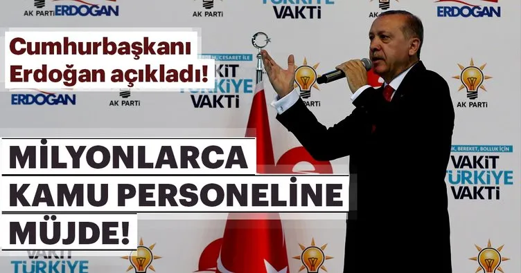 Son dakika: Cumhurbaşkanı Erdoğan müjdeyi verdi! Ek gösterge nedir?