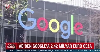 Google’a 2 milyar euroluk darbe! AB mahkemesi cezayı onadı | Video