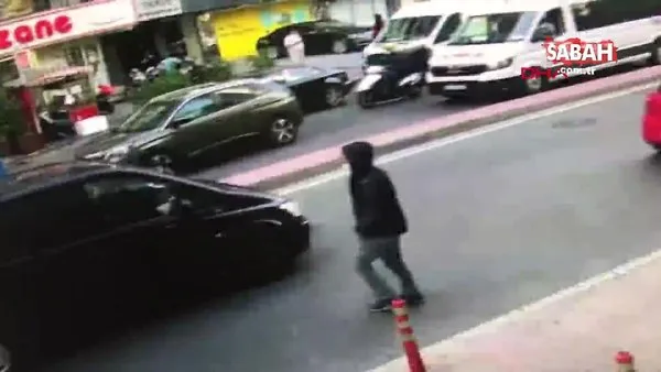 İstanbul Şişli'de saldırdığı kadının cep telefonu da çalarak kaçan sapık kamerada | Video