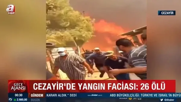 Son dakika: Cezayir'de orman yangını faciası: 26 kişi hayatını kaybetti... | Video