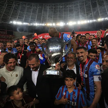 TFF'den şampiyon Trabzonspor'a tebrik!