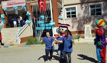 Otizmli çocuklar farkındalık şenliğinde buluştu #aydin Otizmli çocuklar farkındalık şenliğinde buluştu #aydin