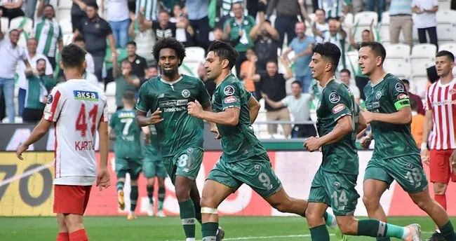 Konyaspor, Ümraniyespor'u 1-0 mağlup etti!