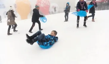 Uludağ’da poşet ski