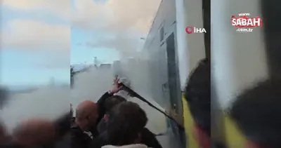 Beykoz’da İETT otobüsü alev aldı... Yangına müdahale vatandaşlardan geldi | Video