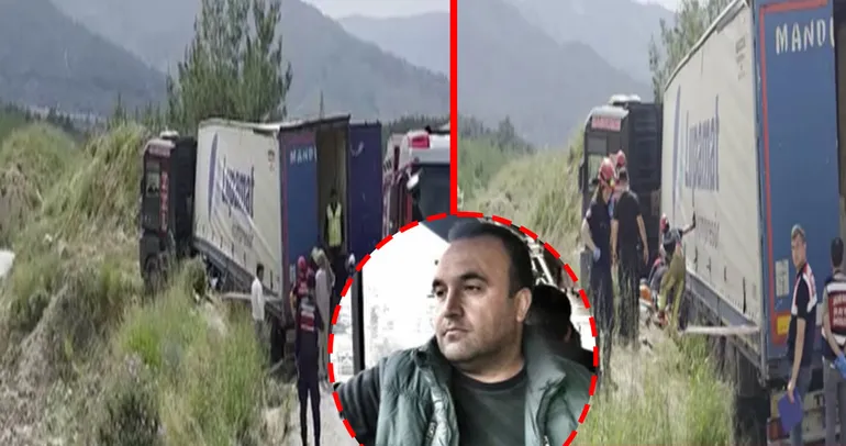 İzmir’de feci kaza! Kontrolden çıkan TIR’ın altında kalan sürücü hayatını kaybetti