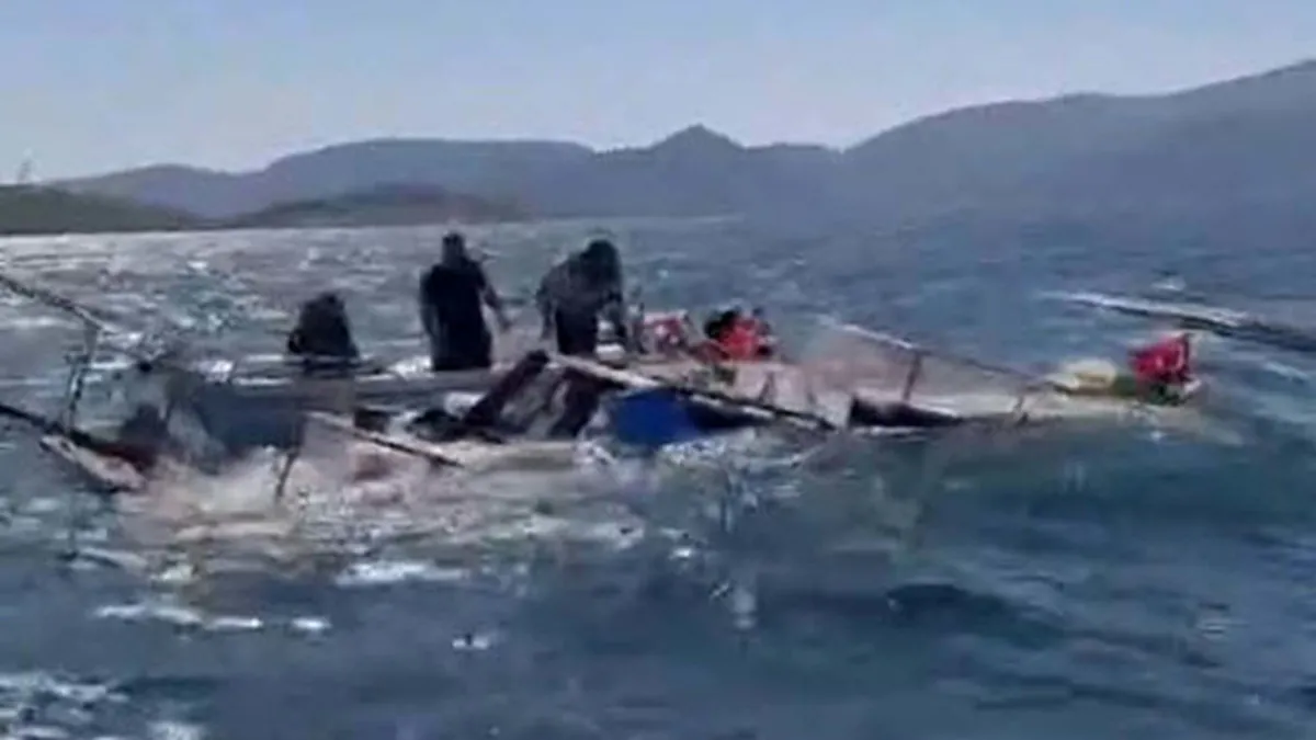 Muğla’da balıkçı teknesi yarı batık bulundu! Muğla’da balıkçı teknesi yarı batık bulundu!