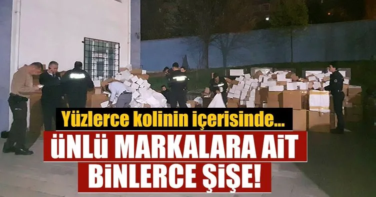 İstanbul Bağcılar’da polisten sahte parfüm operasyonu