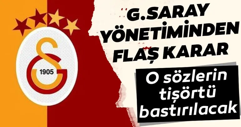 Galatasaray, Böyle bir şey olabilir mi ya? tişörtü bastırıyor