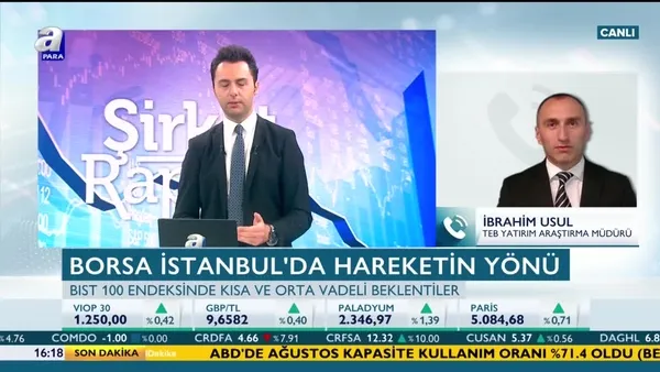 İbrahim Usul: Yılın kalan süresinde bankacılık endeksi daha olumlu noktalara gidebilir