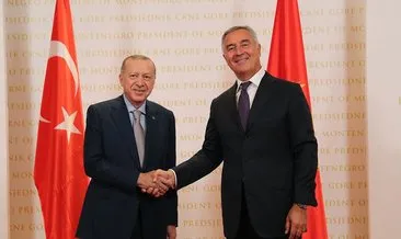 Başkan Erdoğan, Karadağ Cumhurbaşkanı Djukanovic ile görüştü
