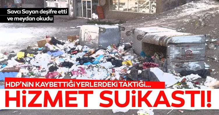 HDP'nin kaybettiği yerlerdeki yeni taktiği: Hizmet provokasyonu!