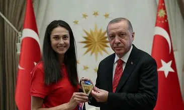 Başkan Recep Tayyip Erdoğan İrem Yaman’ı kabul etti