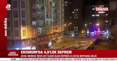 AFAD duyurdu: Erzurum’da 4.9 büyüklüğünde deprem