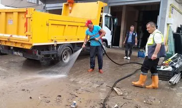 Trabzon'da taşkın ve heyelanlar sonrası zarar tespit çalışmaları devam ediyor #trabzon