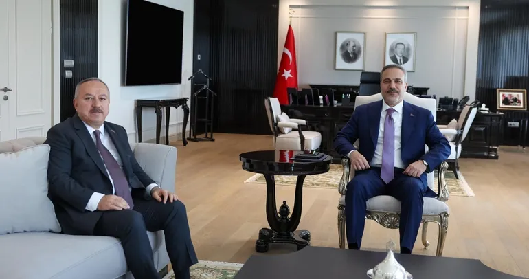Bakan Fidan, Emniyet Genel Müdürü Ali Fidan'ı kabul etti