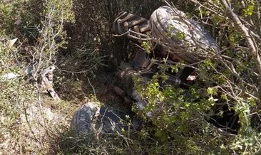 Devrilen traktörün altında can verdi #denizli Devrilen traktörün altında can verdi #denizli
