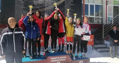 Kayaklı koşuda Erzincanlı sporculardan Türkiye derecesi