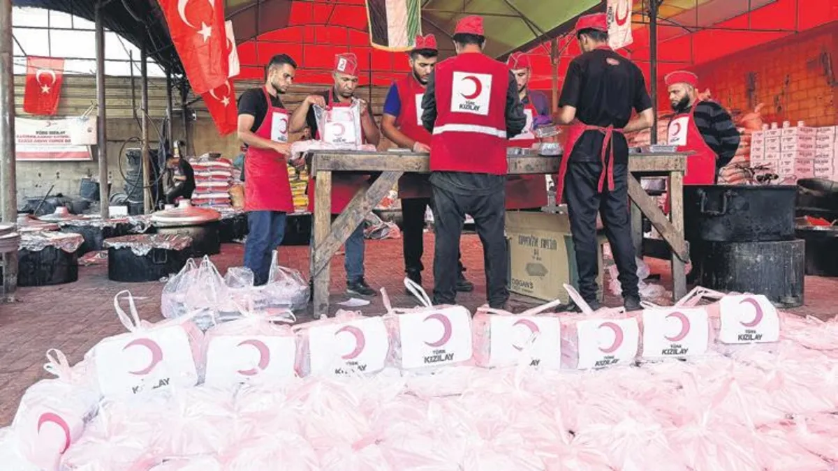 Türk yardım kuruluşları Gazze’yi yalnız bırakmıyor Türk yardım kuruluşları Gazze’yi yalnız bırakmıyor