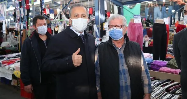 vali yerlikaya bakirkoy pazarini gezdi