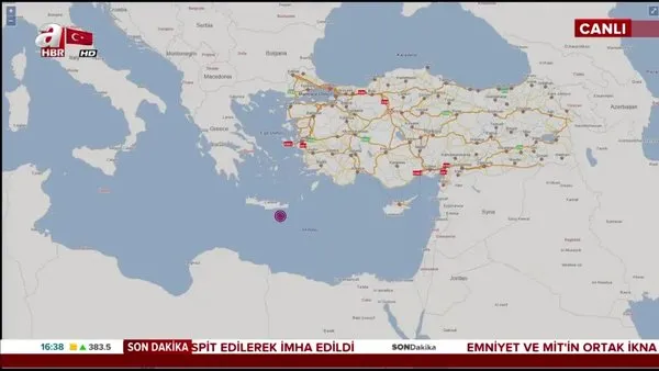 Yunanistan Girit Adası'ndaki 6,4 büyüklüğünde depremin Türkiye'ye etkisi olur mu? | Video