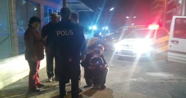 Alkollü baba 2 yaşındaki oğlu ile polisten kaçmaya kalkıştı