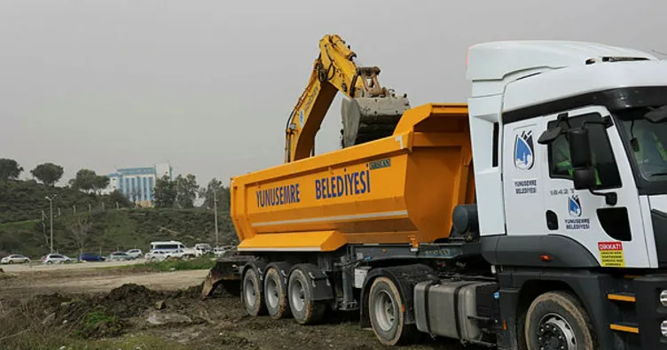 Yunusemre’den Uncubozköy’de yol çalışması