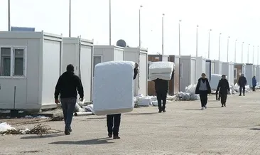 Geçici barınma merkezi depremzedelere açıldı